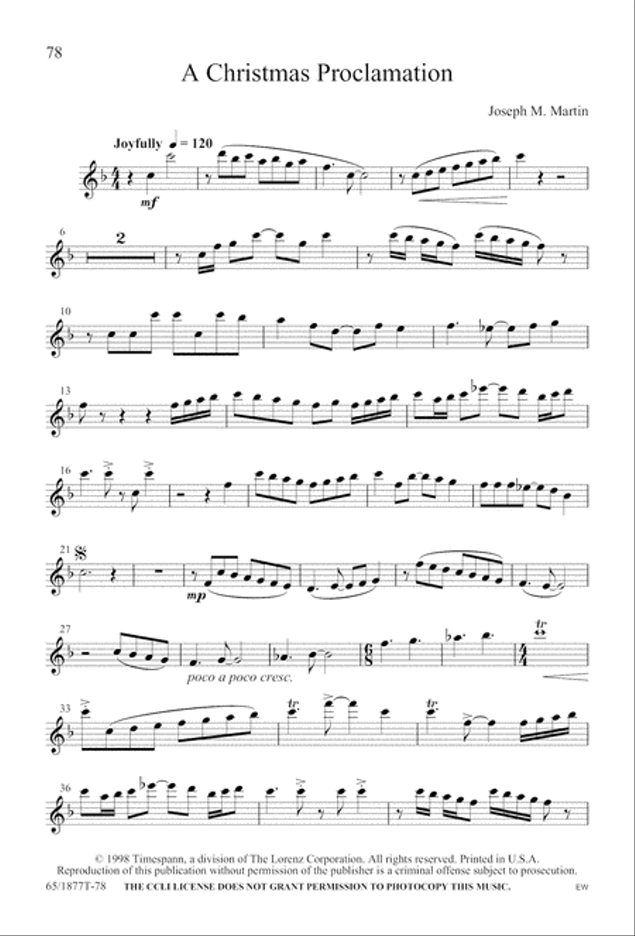 Season of Praise (Digital Download) 4-Part scores gallery preview page 78