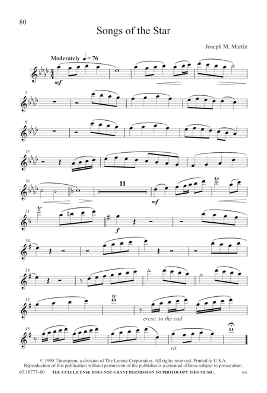 Season of Praise (Digital Download) 4-Part scores gallery preview page 80