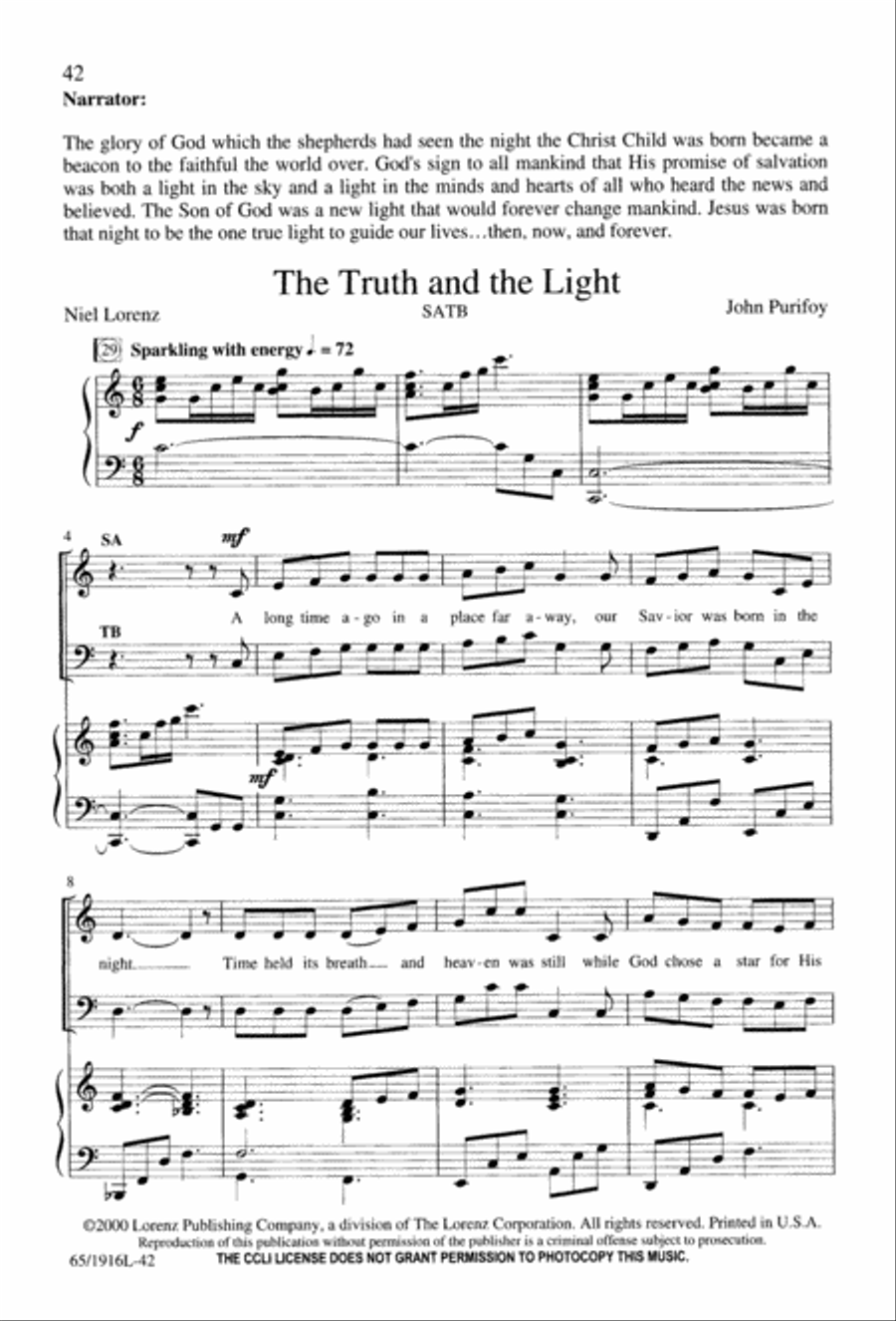 Touched by a Child, Touched by a King (Digital Download) 4-Part scores gallery preview page 42