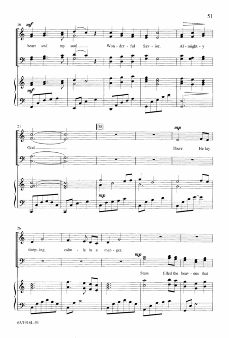 Touched by a Child, Touched by a King (Digital Download) 4-Part scores gallery preview page 51