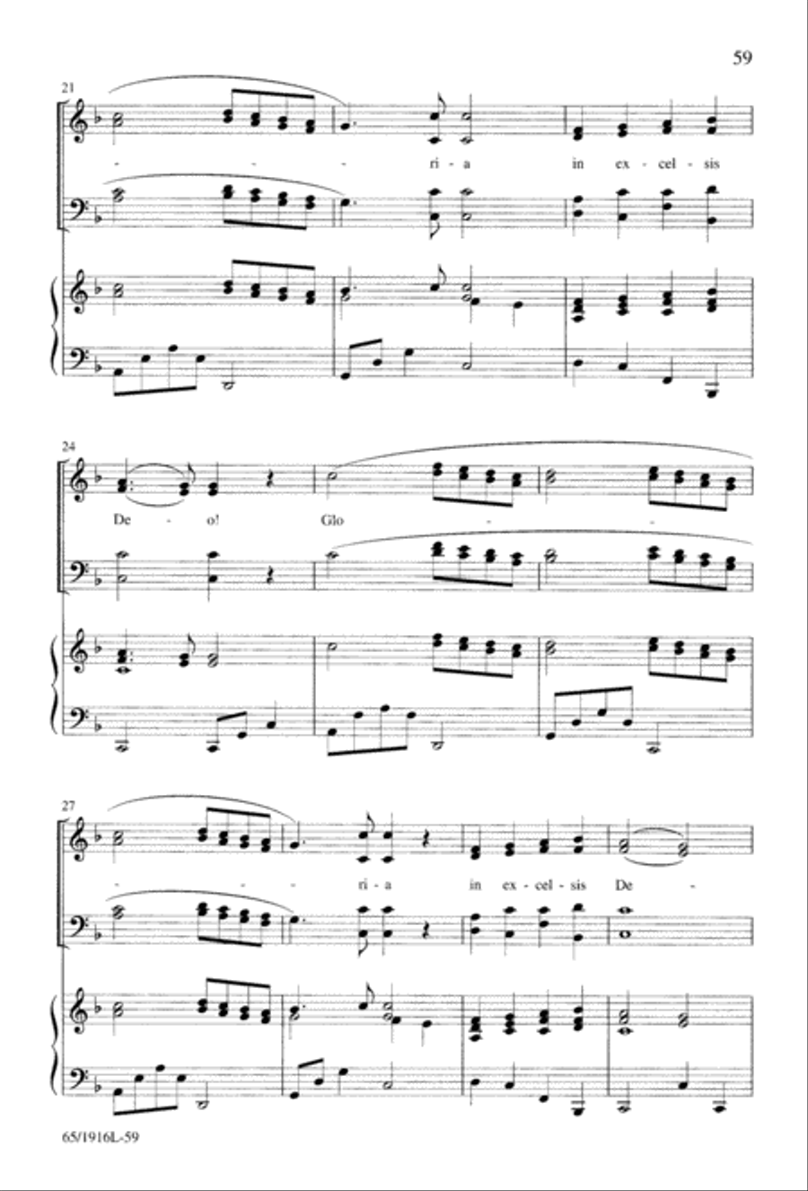 Touched by a Child, Touched by a King (Digital Download) 4-Part scores gallery preview page 59