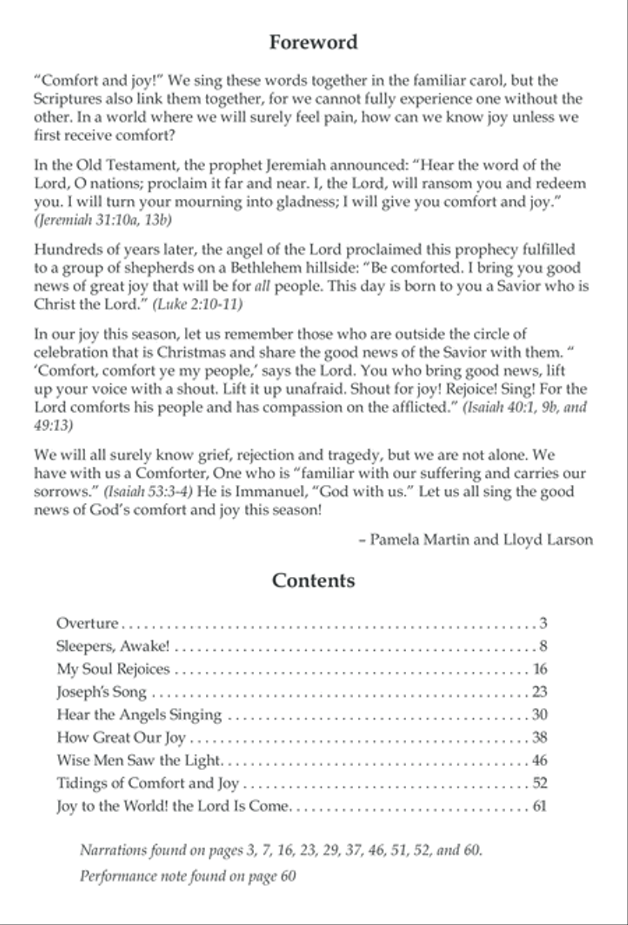 Comfort and Joy (Digital Download) 4-Part scores gallery preview page 2