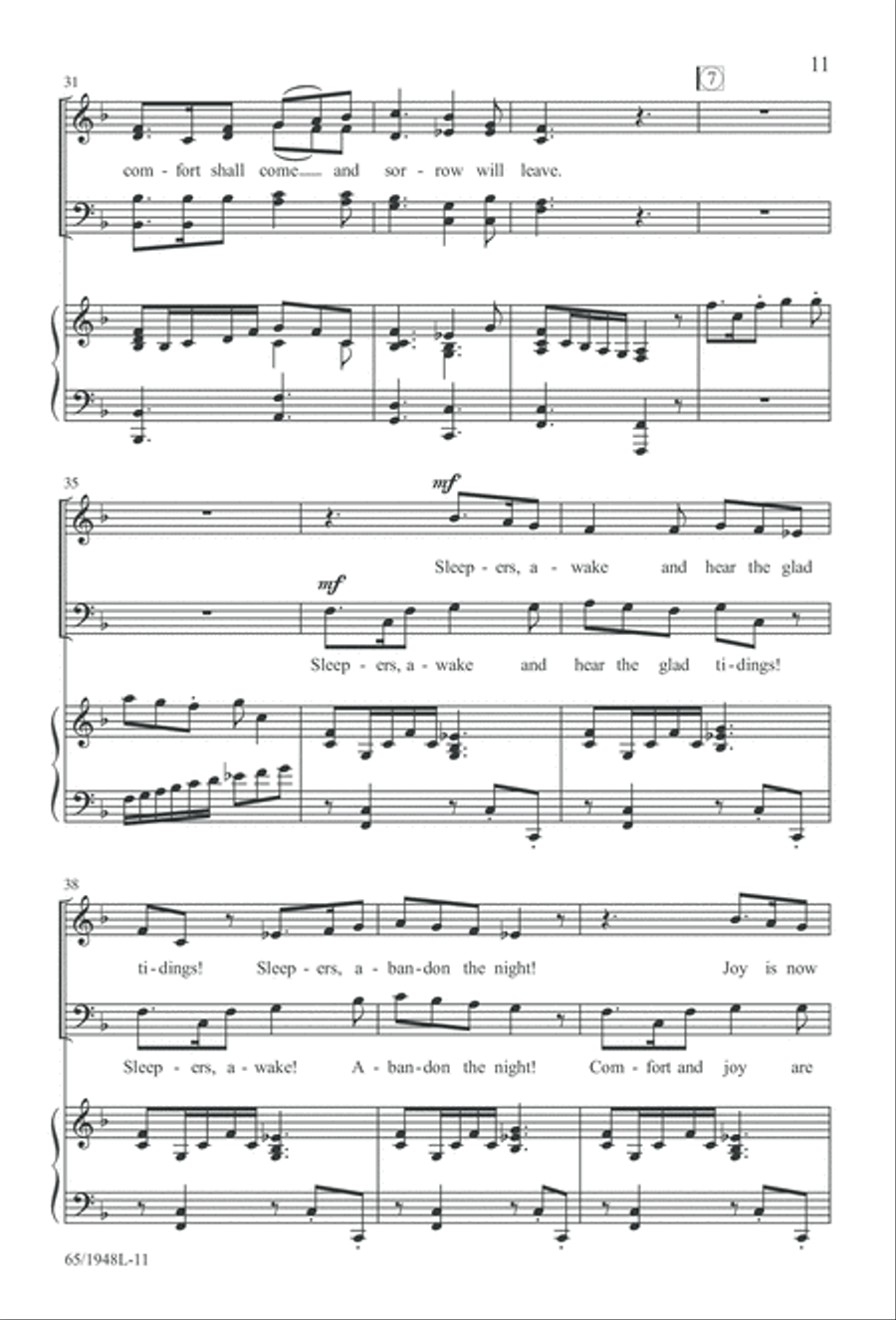 Comfort and Joy (Digital Download) 4-Part scores gallery preview page 11