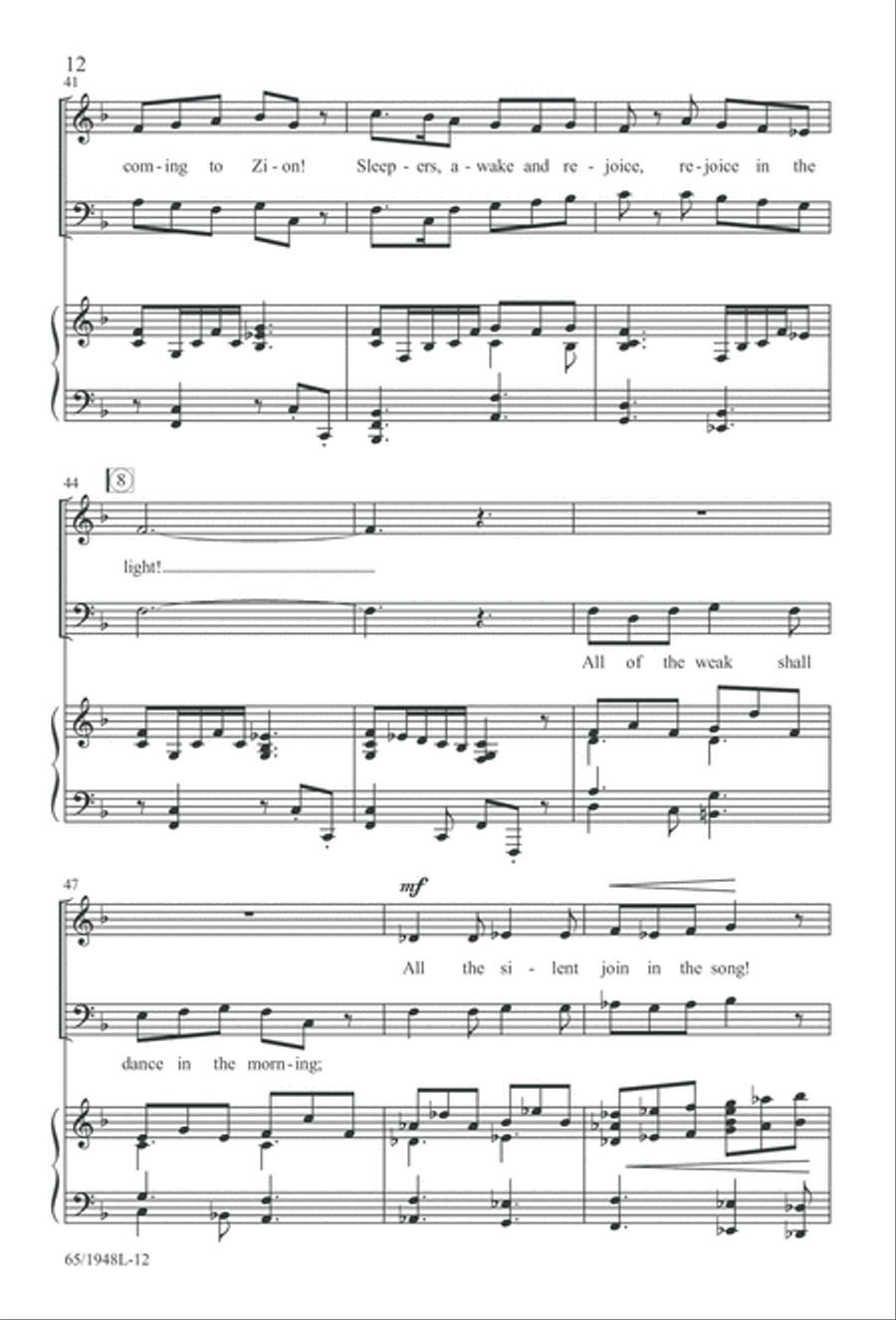Comfort and Joy (Digital Download) 4-Part scores gallery preview page 12