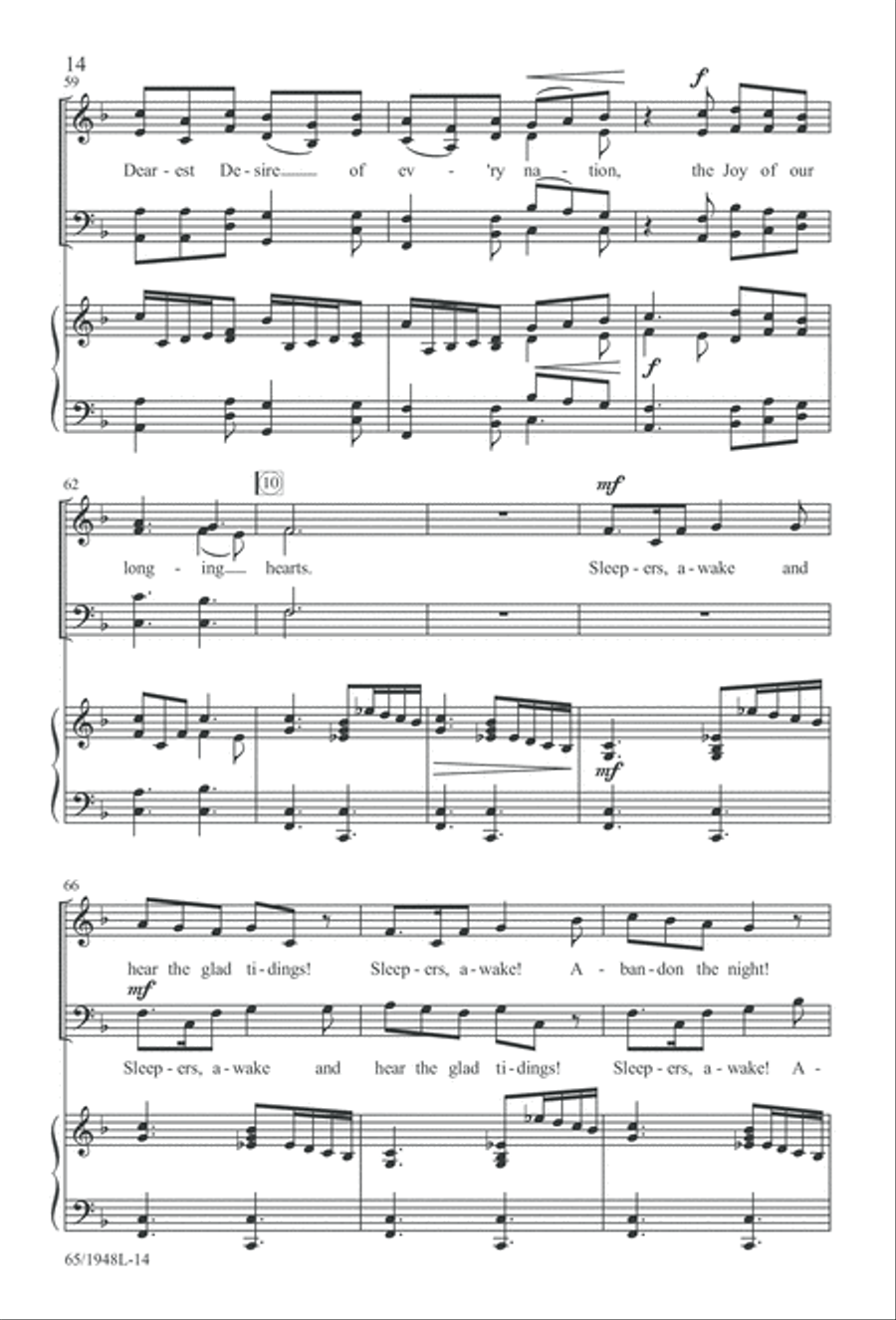 Comfort and Joy (Digital Download) 4-Part scores gallery preview page 14