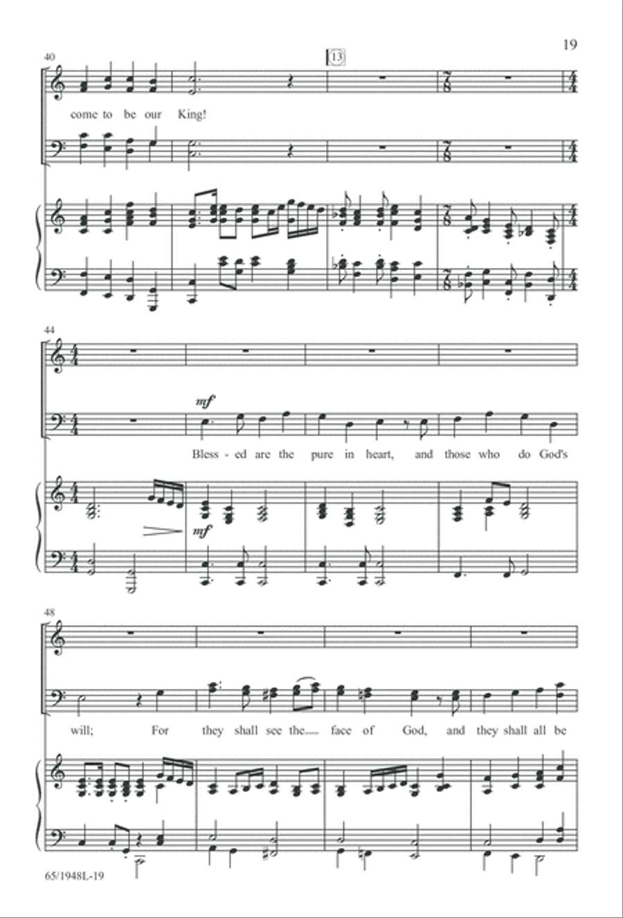 Comfort and Joy (Digital Download) 4-Part scores gallery preview page 19