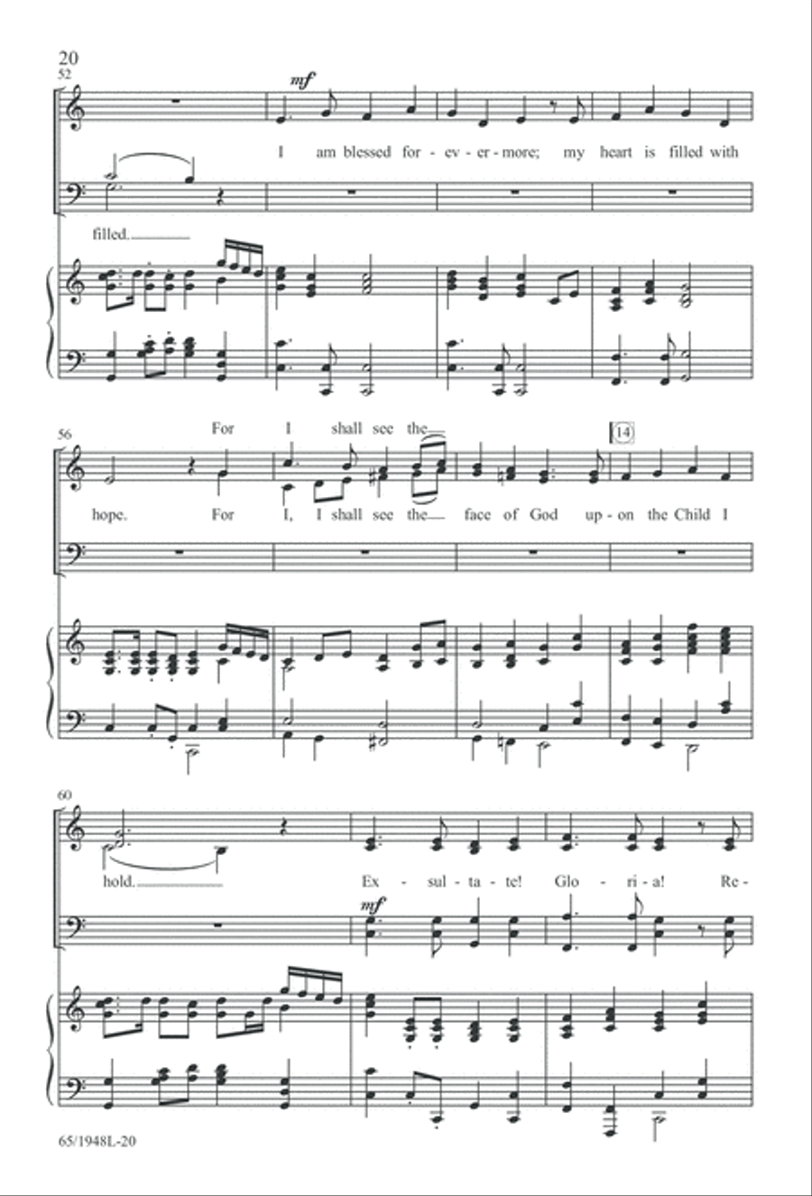 Comfort and Joy (Digital Download) 4-Part scores gallery preview page 20