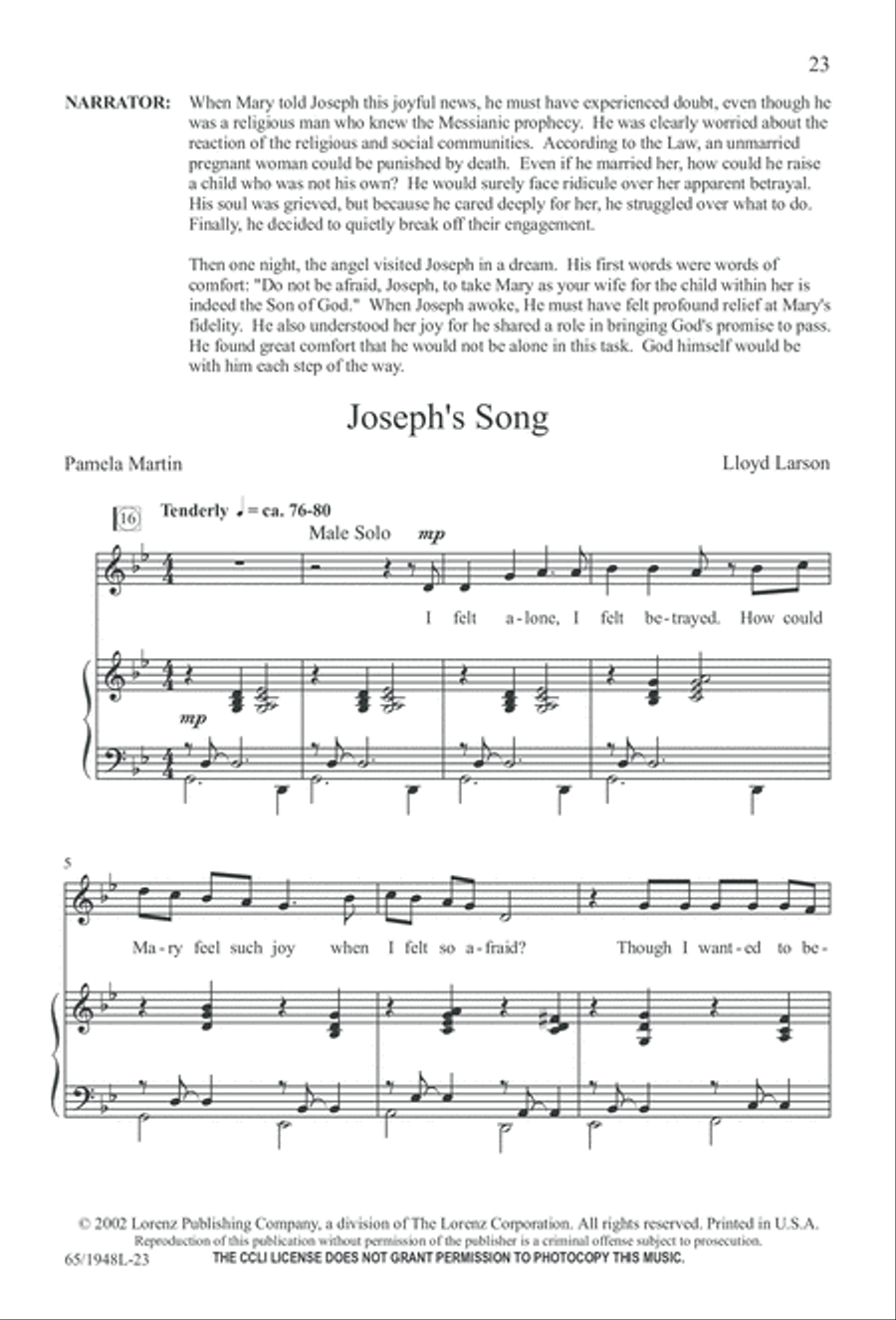 Comfort and Joy (Digital Download) 4-Part scores gallery preview page 23