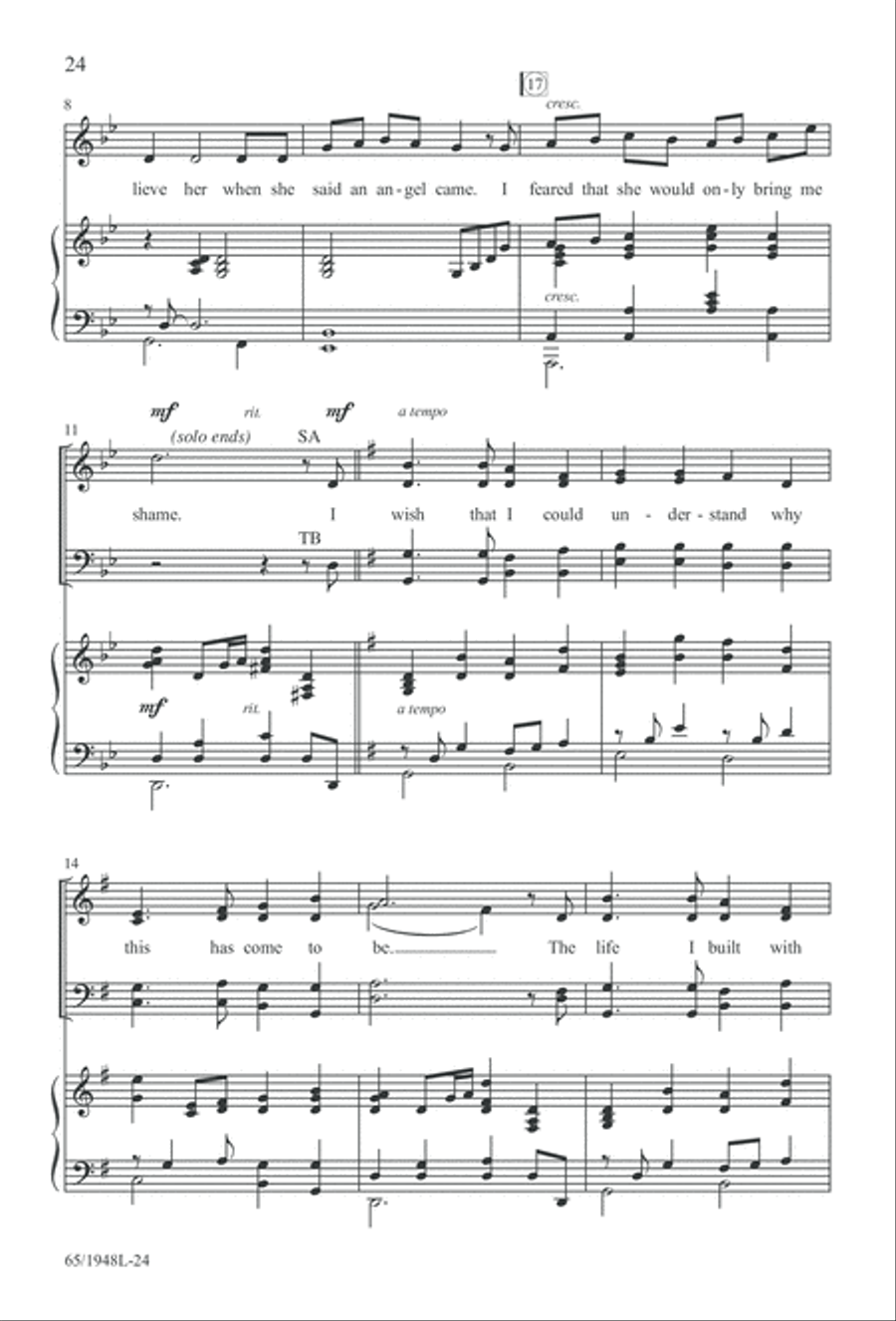 Comfort and Joy (Digital Download) 4-Part scores gallery preview page 24