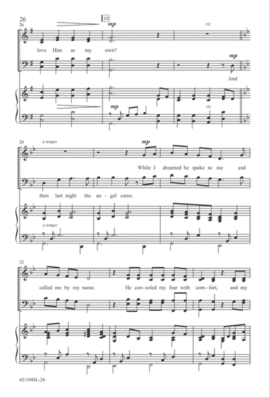 Comfort and Joy (Digital Download) 4-Part scores gallery preview page 26