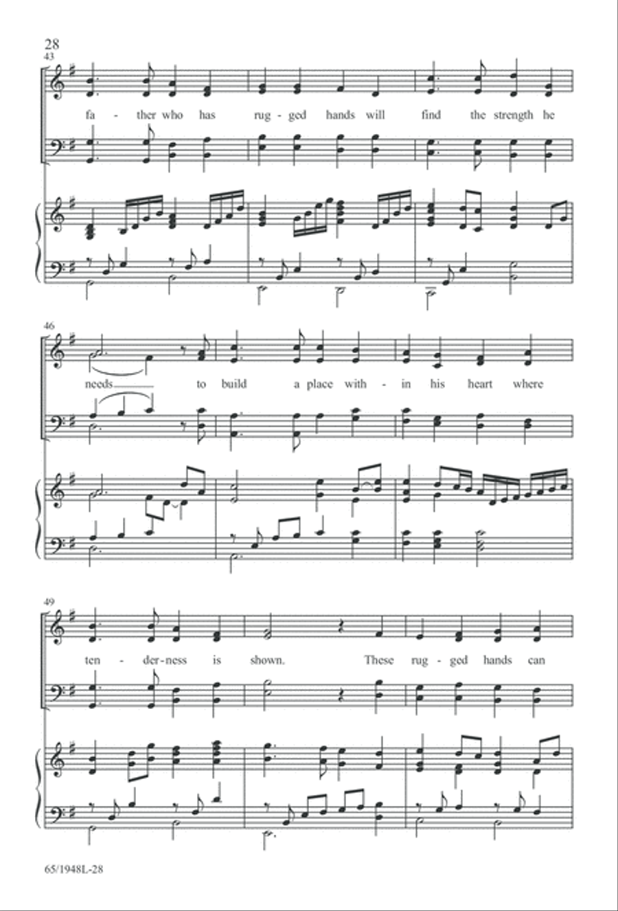 Comfort and Joy (Digital Download) 4-Part scores gallery preview page 28