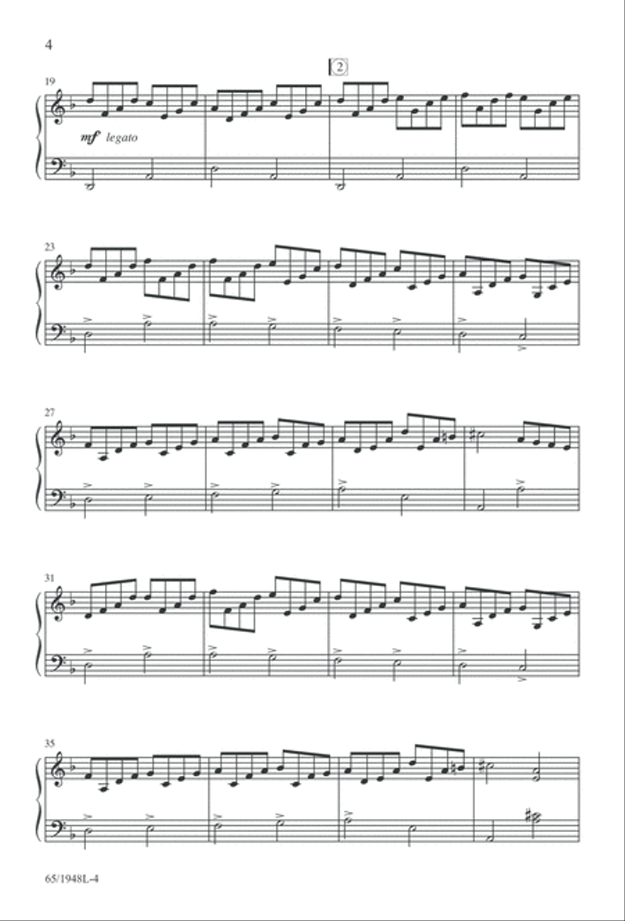 Comfort and Joy (Digital Download) 4-Part scores gallery preview page 4