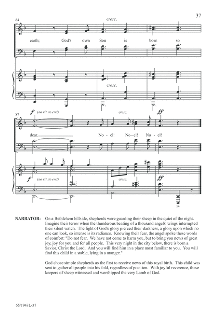 Comfort and Joy (Digital Download) 4-Part scores gallery preview page 37