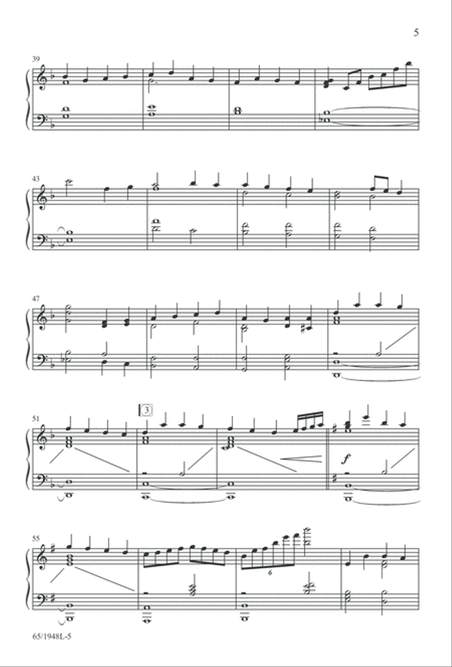 Comfort and Joy (Digital Download) 4-Part scores gallery preview page 5