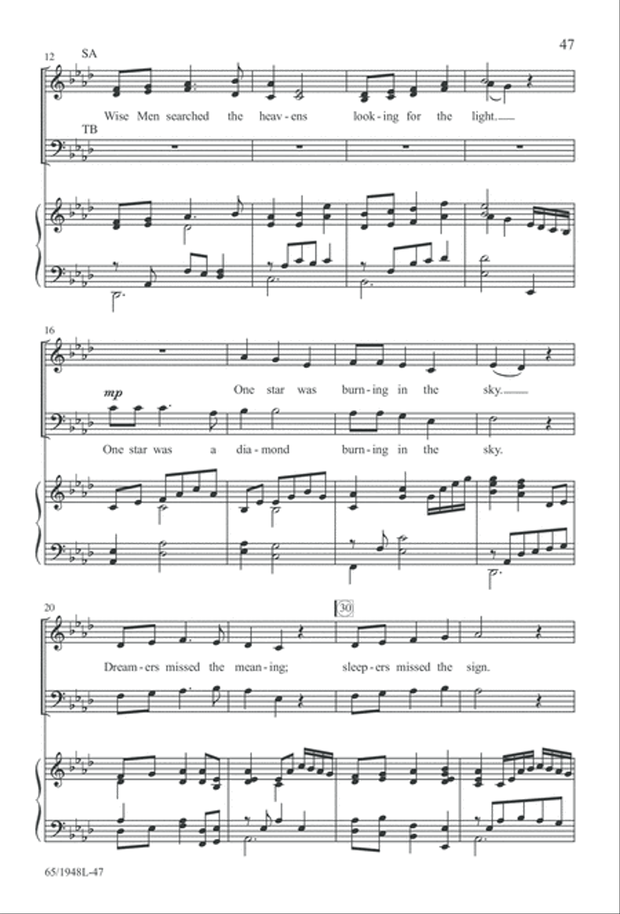 Comfort and Joy (Digital Download) 4-Part scores gallery preview page 47