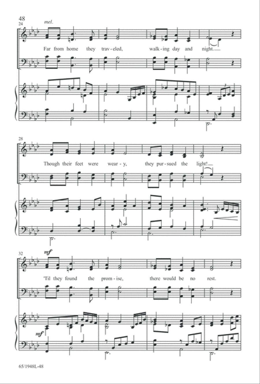 Comfort and Joy (Digital Download) 4-Part scores gallery preview page 48