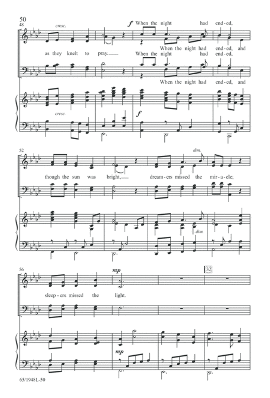 Comfort and Joy (Digital Download) 4-Part scores gallery preview page 50