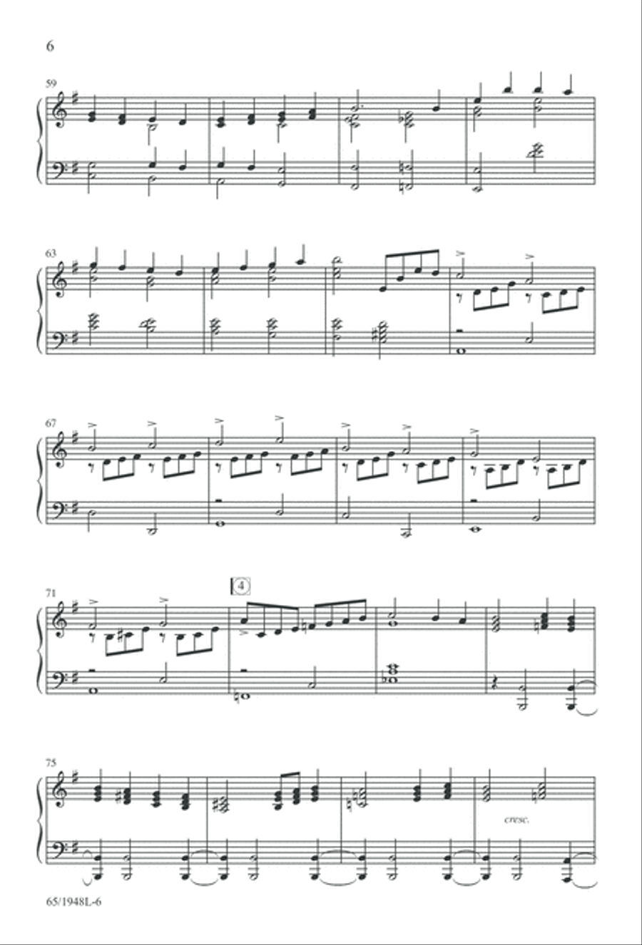 Comfort and Joy (Digital Download) 4-Part scores gallery preview page 6