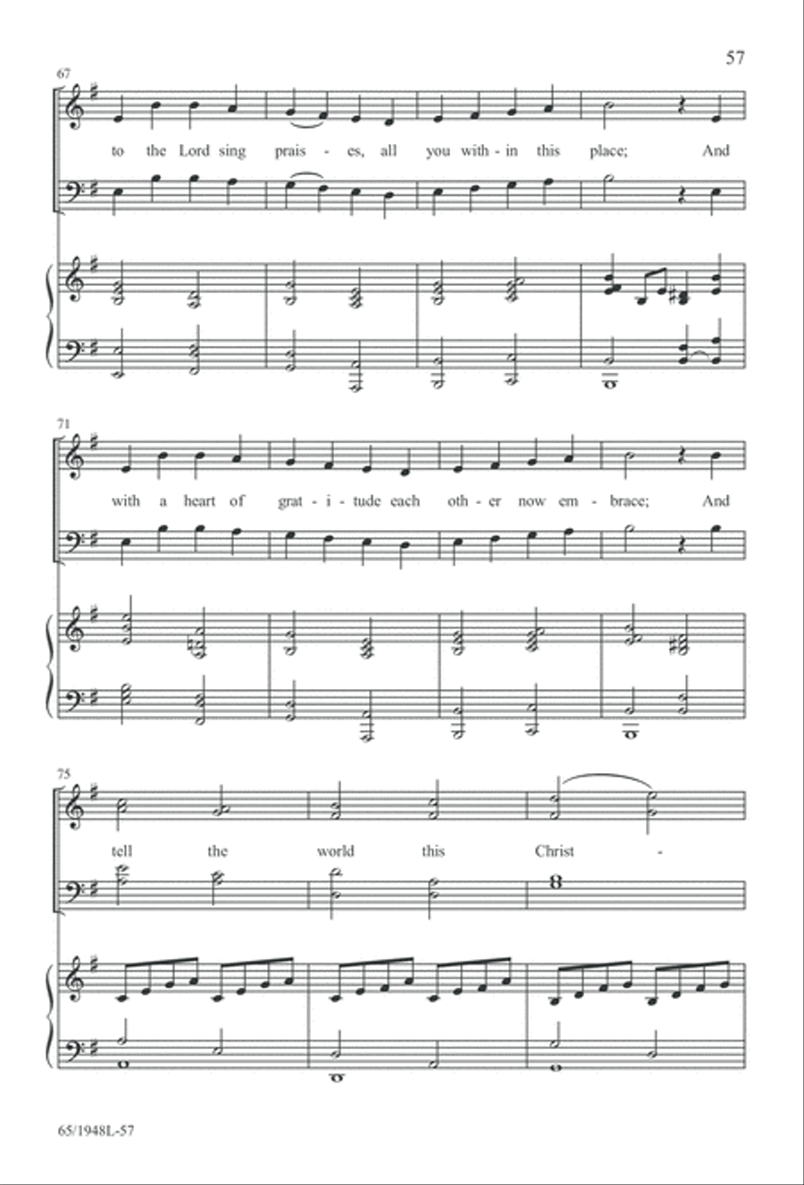 Comfort and Joy (Digital Download) 4-Part scores gallery preview page 57
