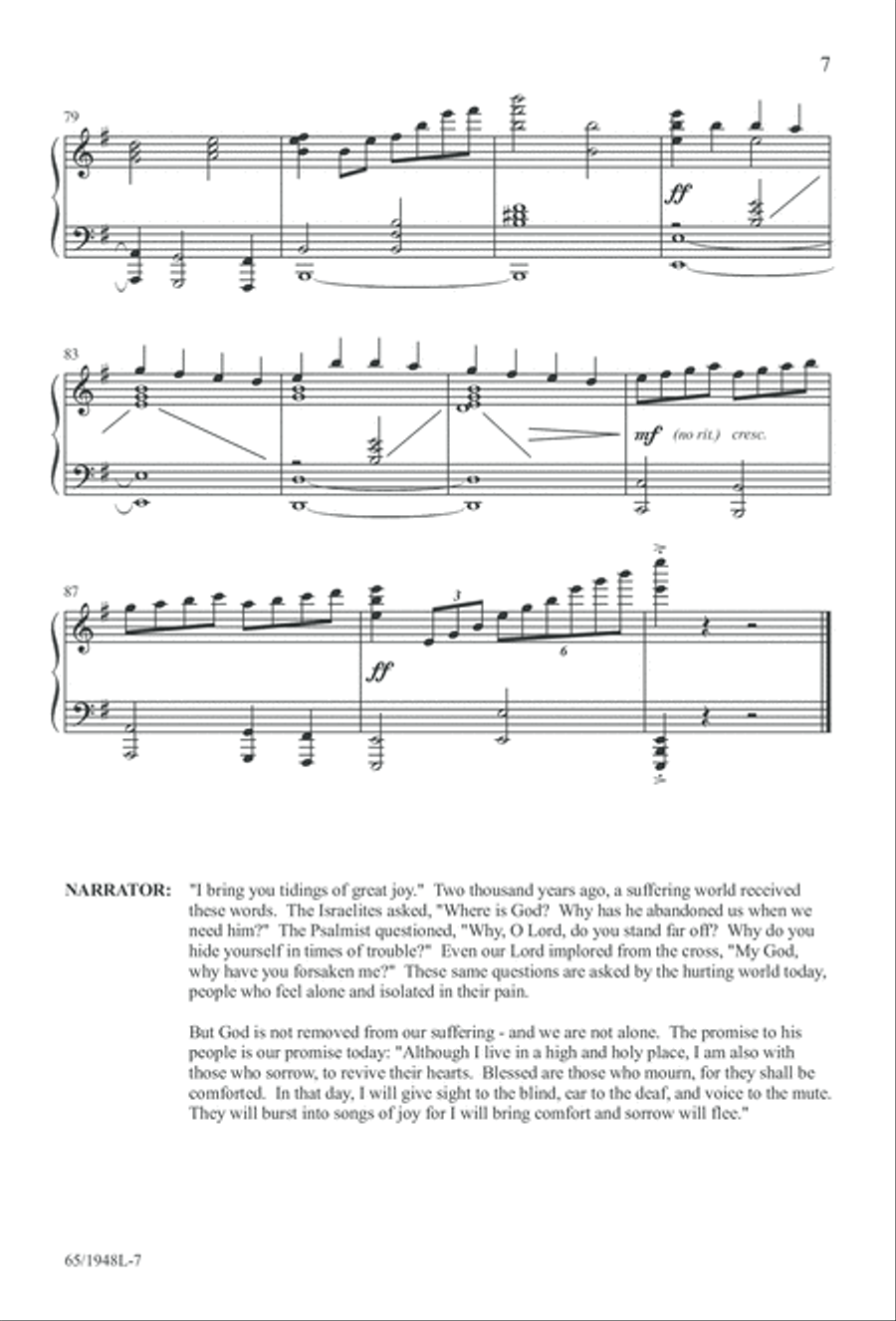 Comfort and Joy (Digital Download) 4-Part scores gallery preview page 7