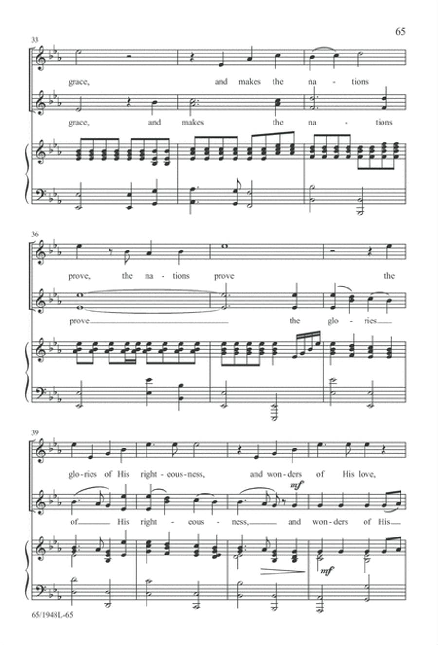 Comfort and Joy (Digital Download) 4-Part scores gallery preview page 65