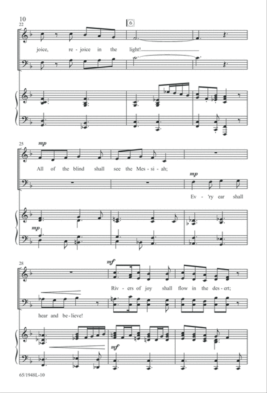 Comfort and Joy (Digital Download) 4-Part scores gallery preview page 10