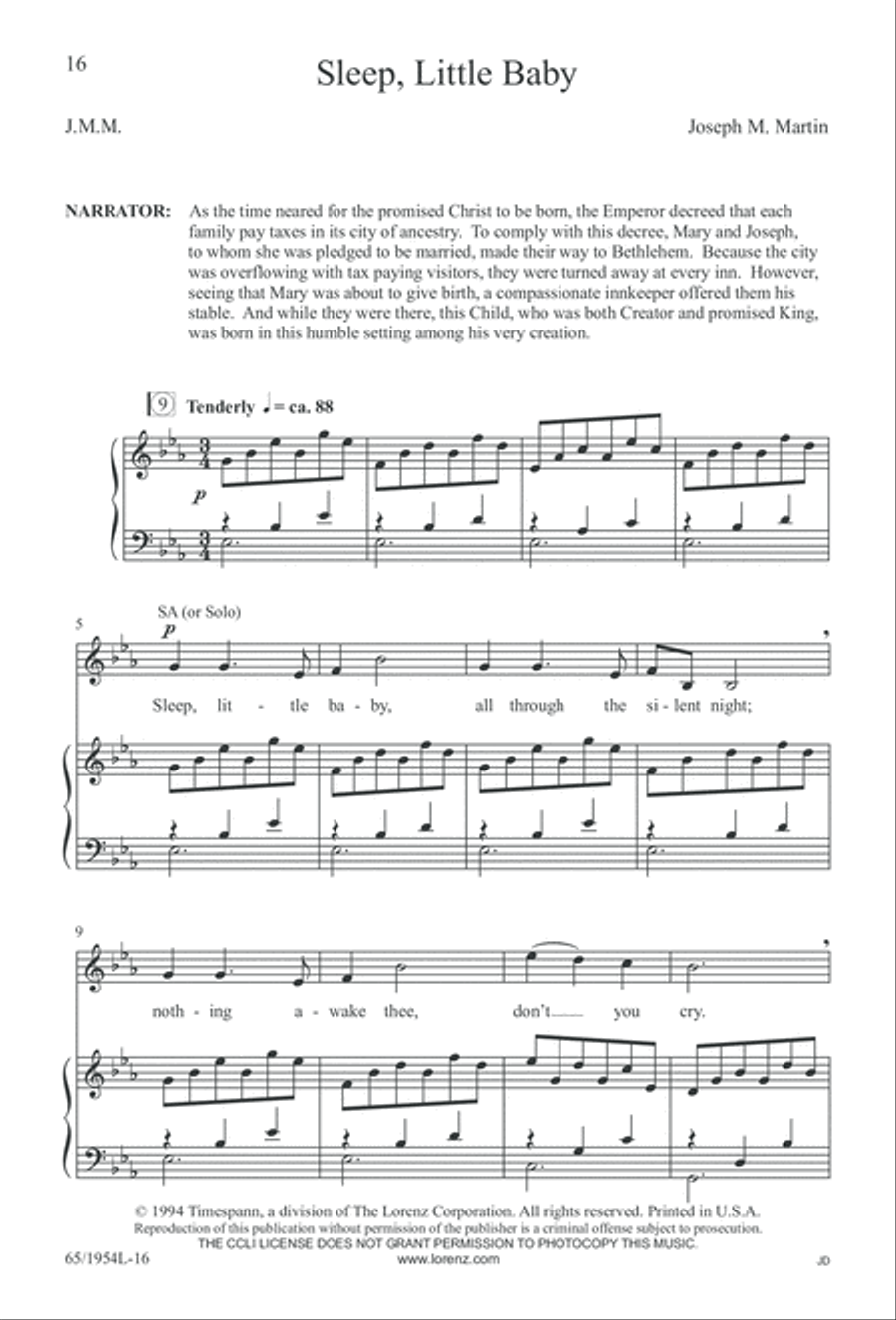 The Promise of a King (Digital Download) 4-Part scores gallery preview page 18