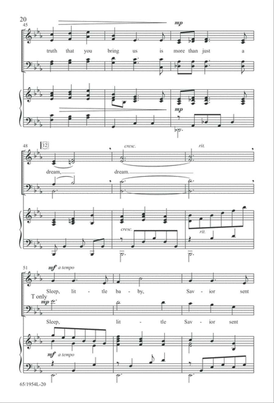 The Promise of a King (Digital Download) 4-Part scores gallery preview page 22