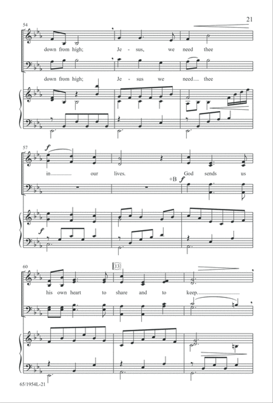 The Promise of a King (Digital Download) 4-Part scores gallery preview page 23