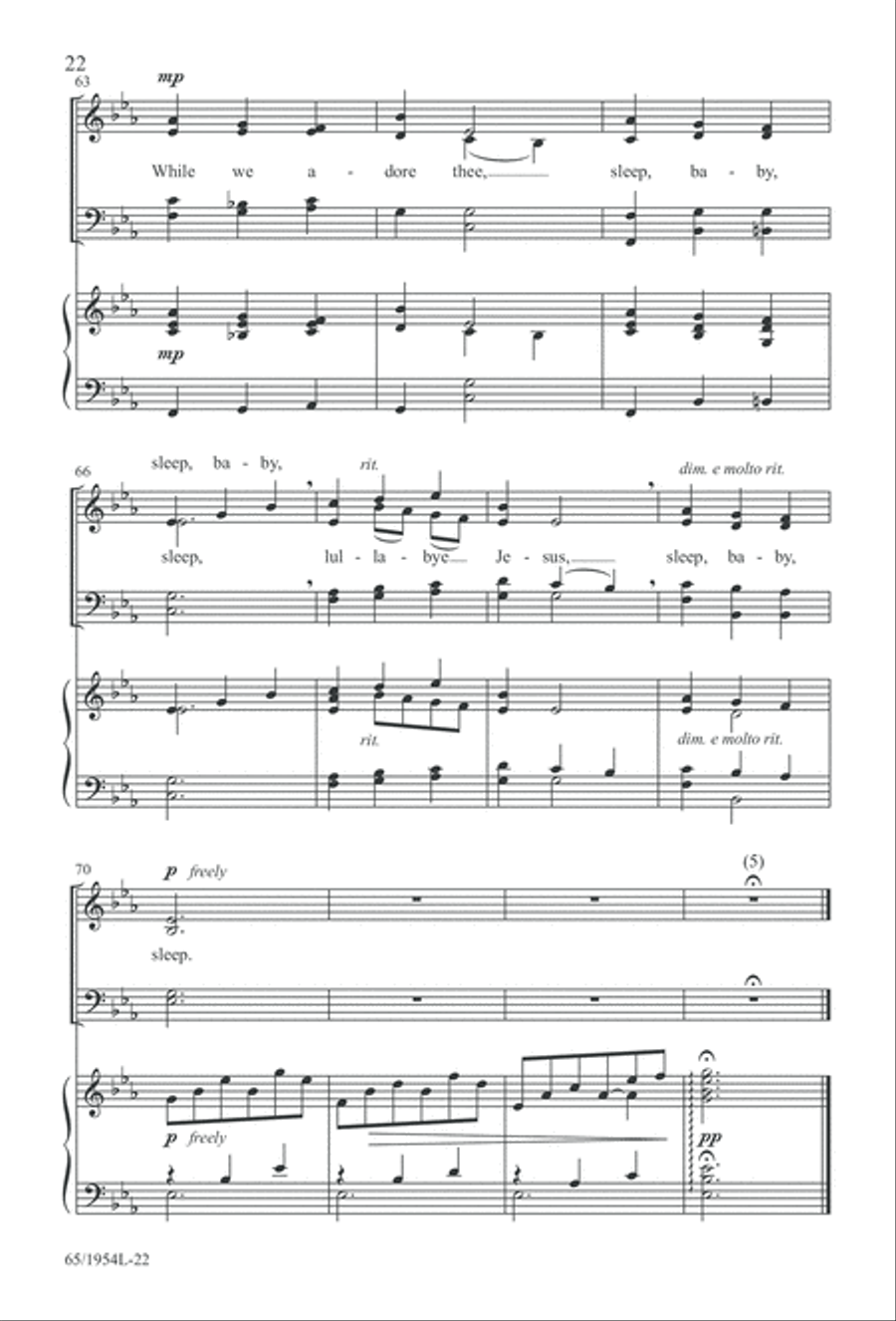The Promise of a King (Digital Download) 4-Part scores gallery preview page 24