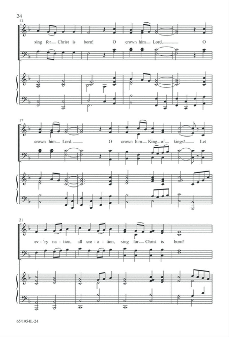 The Promise of a King (Digital Download) 4-Part scores gallery preview page 26