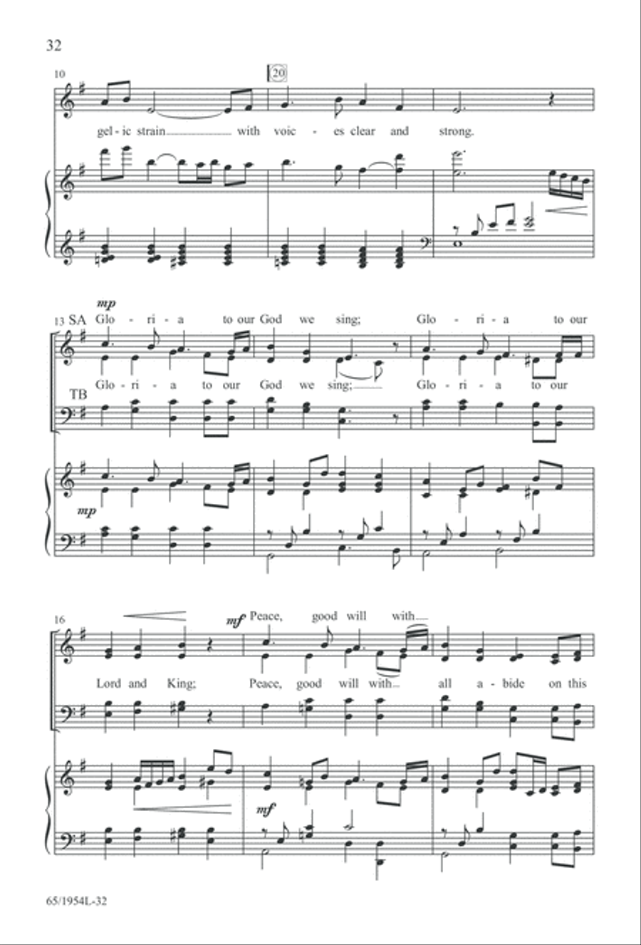 The Promise of a King (Digital Download) 4-Part scores gallery preview page 34