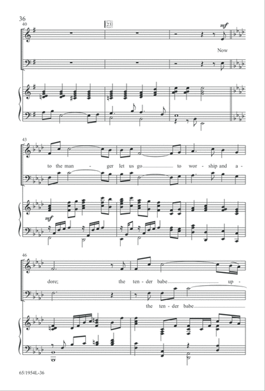 The Promise of a King (Digital Download) 4-Part scores gallery preview page 38
