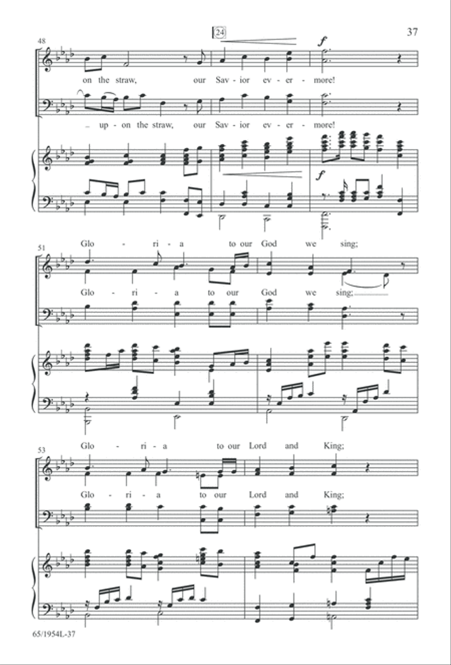 The Promise of a King (Digital Download) 4-Part scores gallery preview page 39