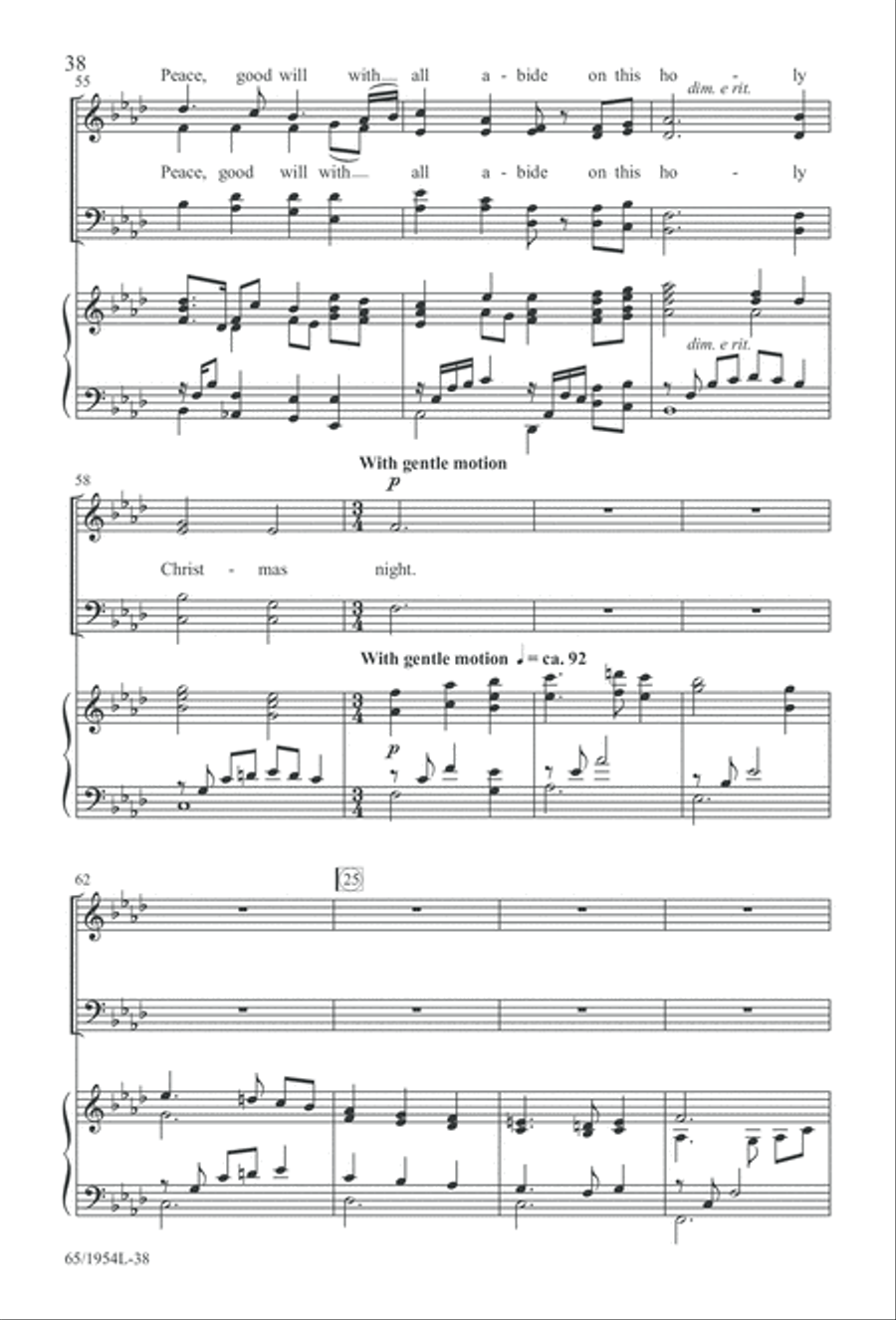 The Promise of a King (Digital Download) 4-Part scores gallery preview page 40