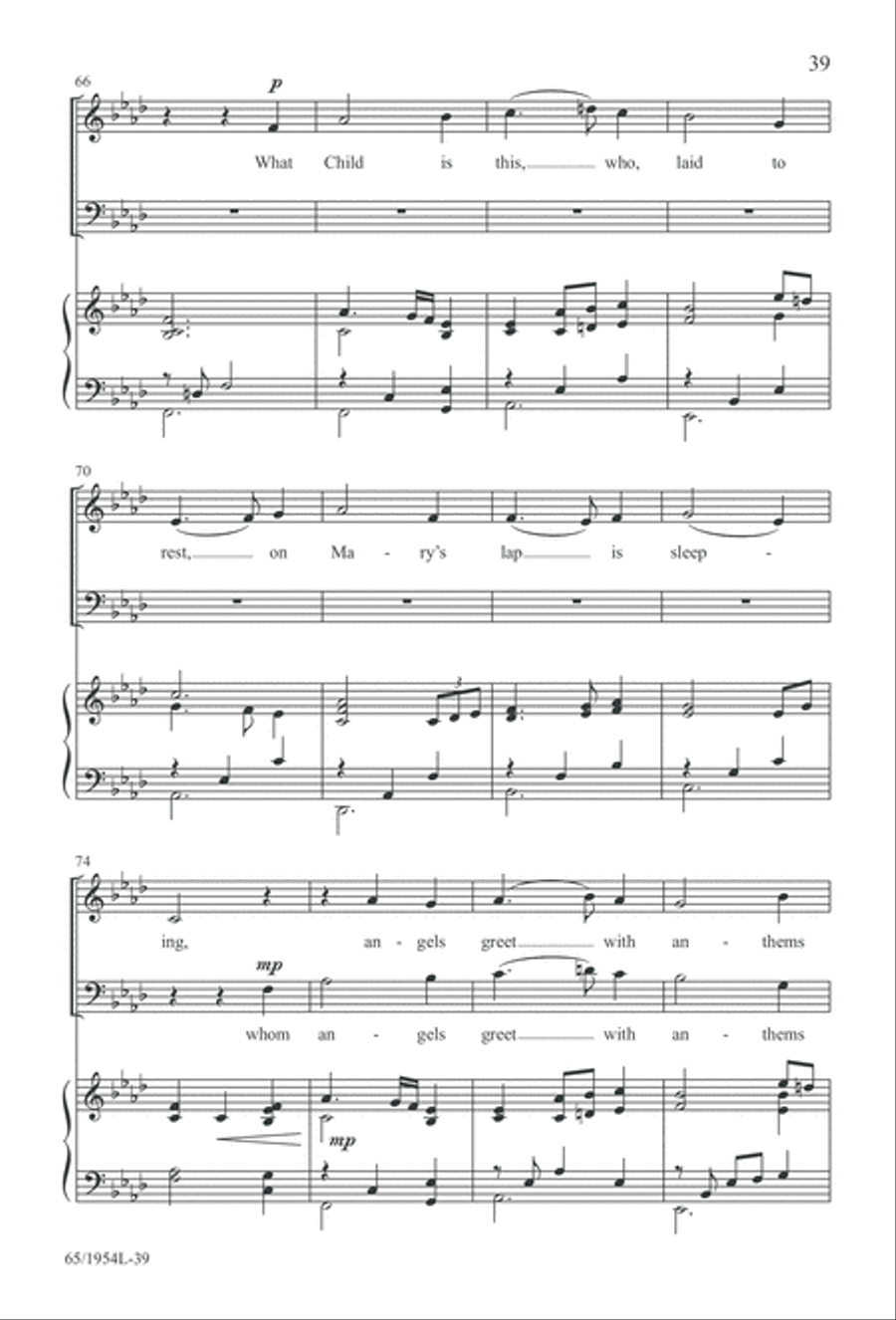 The Promise of a King (Digital Download) 4-Part scores gallery preview page 41