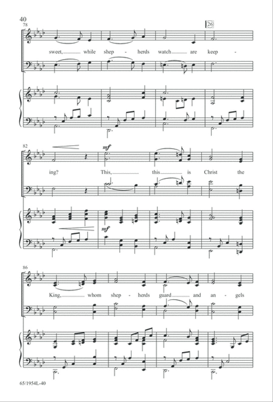 The Promise of a King (Digital Download) 4-Part scores gallery preview page 42