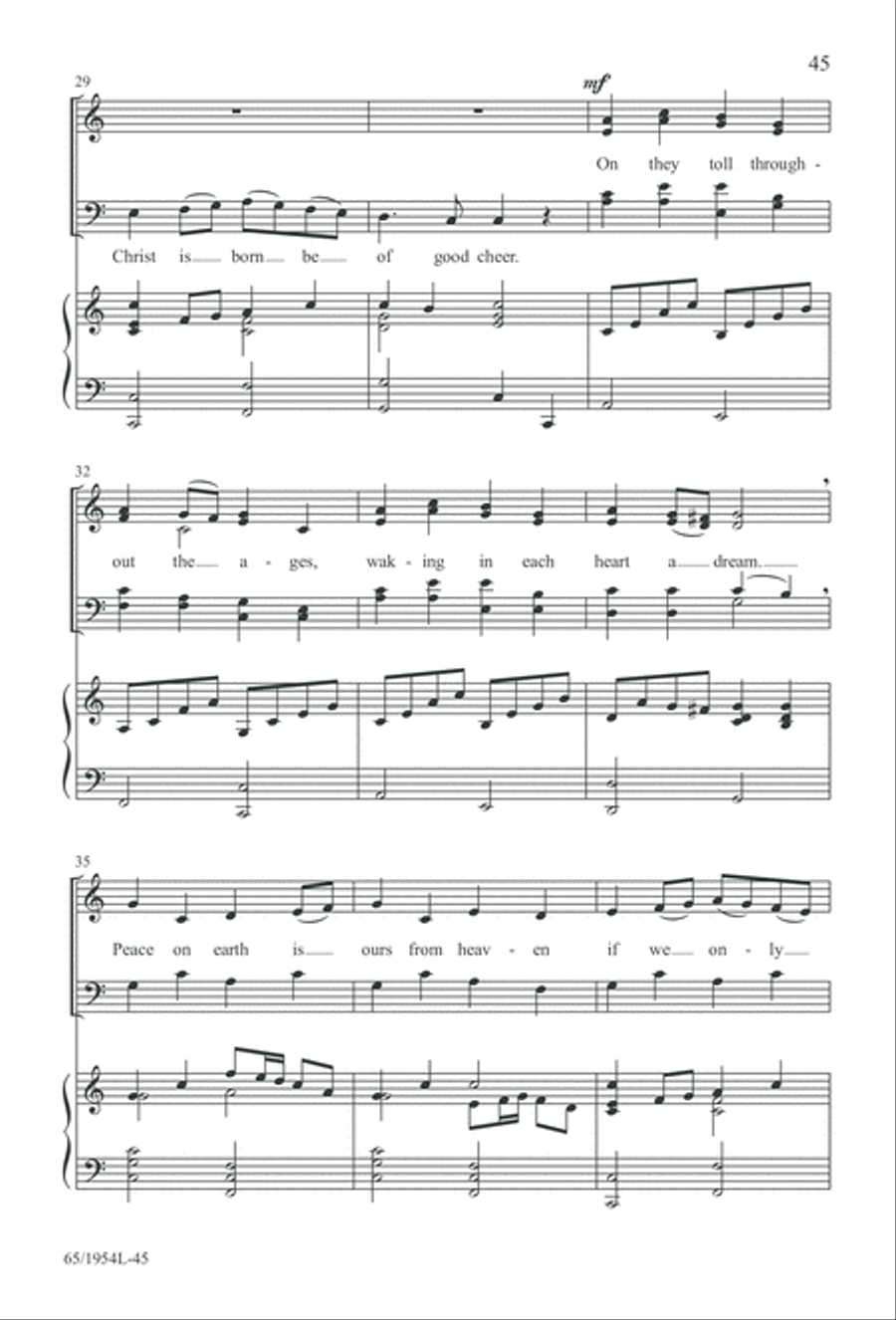 The Promise of a King (Digital Download) 4-Part scores gallery preview page 47