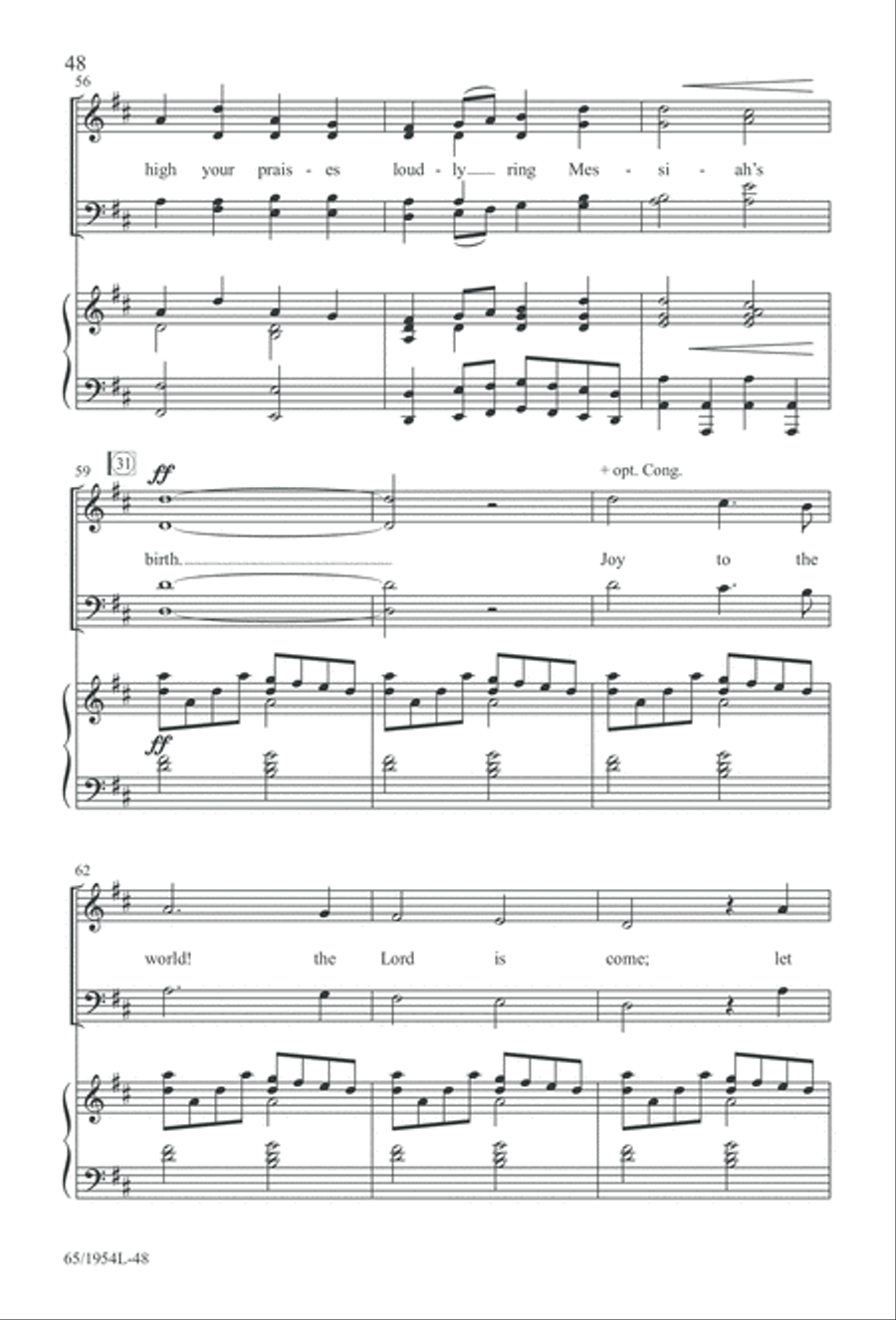 The Promise of a King (Digital Download) 4-Part scores gallery preview page 50