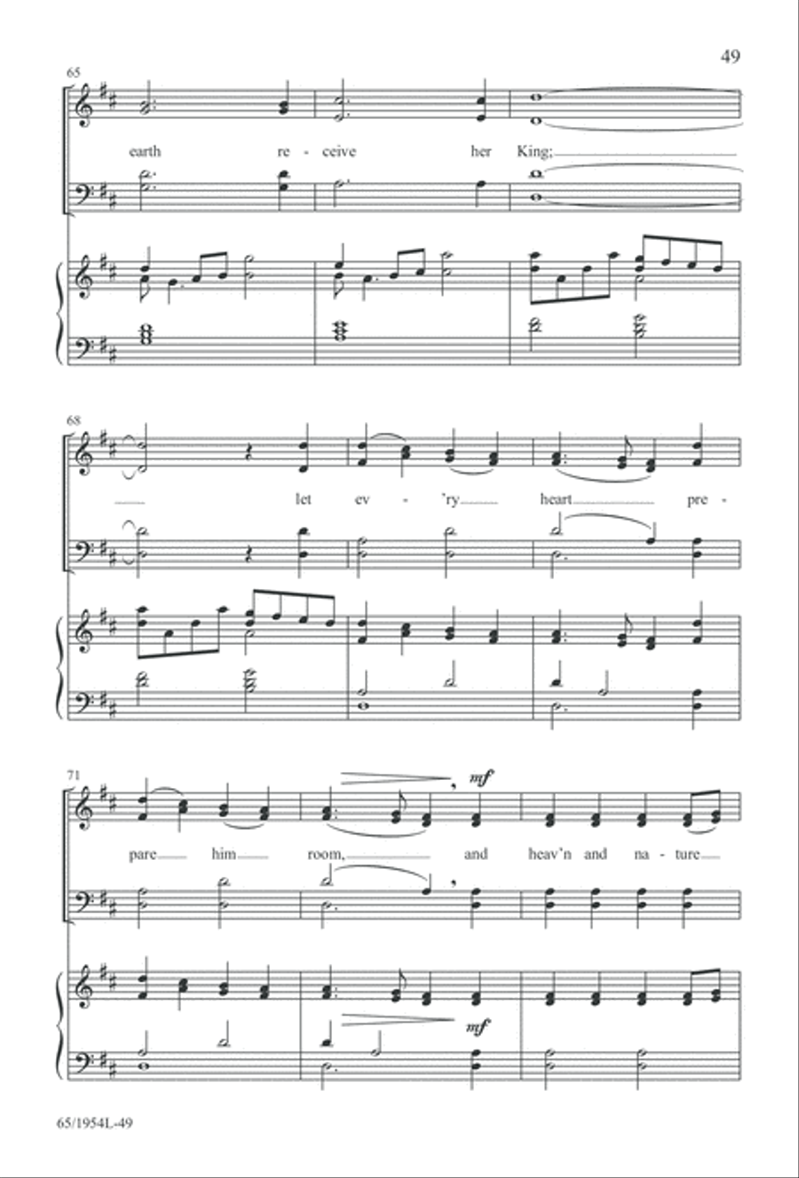 The Promise of a King (Digital Download) 4-Part scores gallery preview page 51