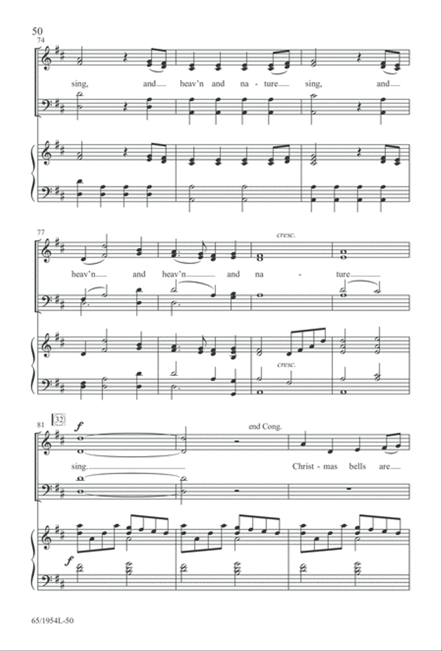 The Promise of a King (Digital Download) 4-Part scores gallery preview page 52