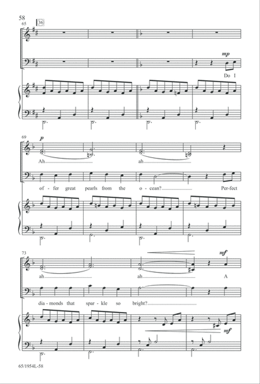 The Promise of a King (Digital Download) 4-Part scores gallery preview page 60