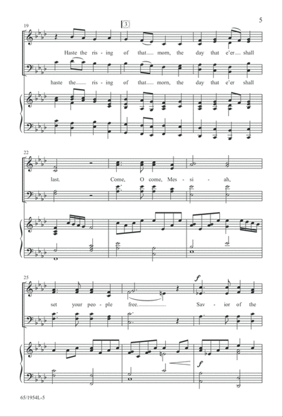 The Promise of a King (Digital Download) 4-Part scores gallery preview page 7