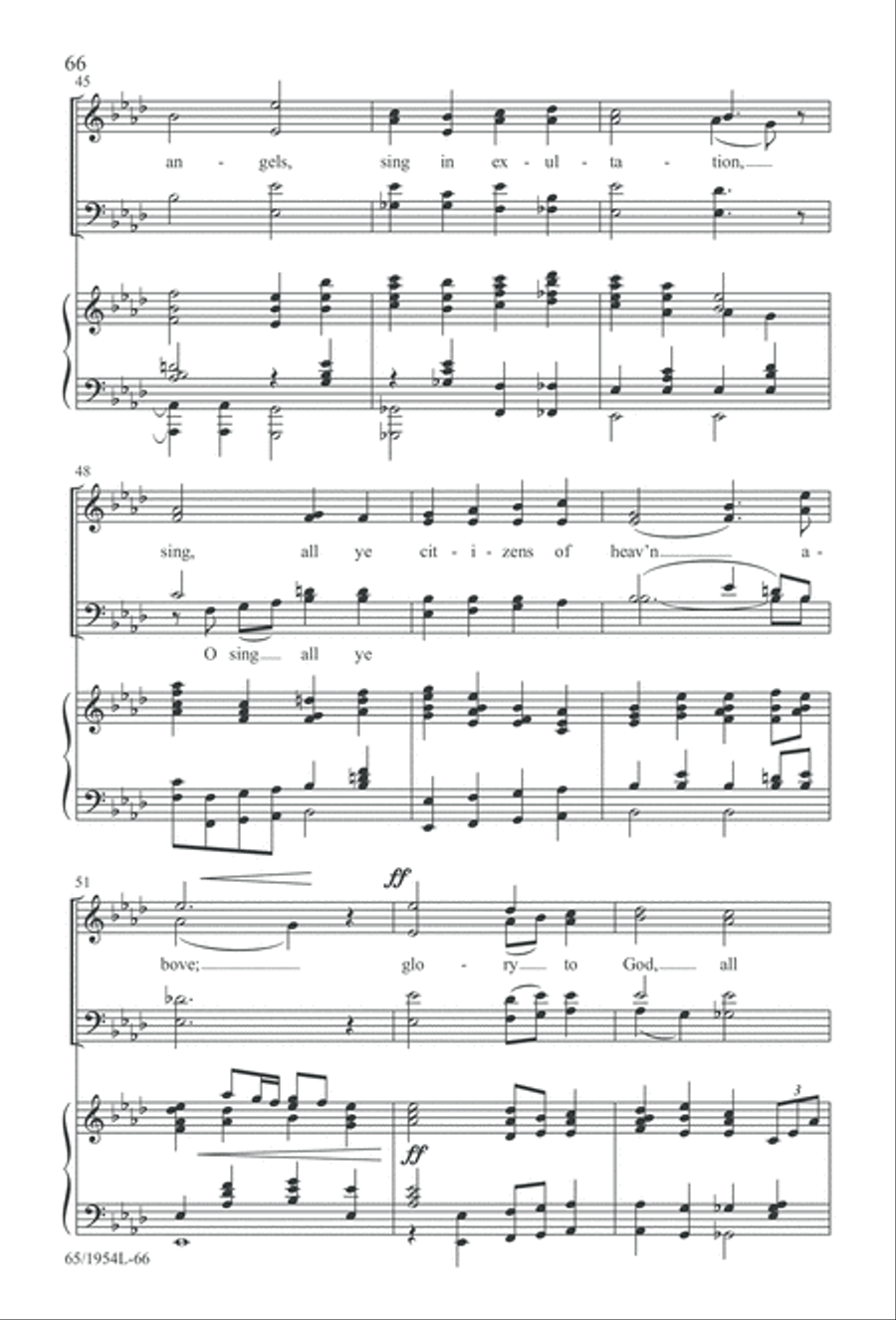 The Promise of a King (Digital Download) 4-Part scores gallery preview page 68