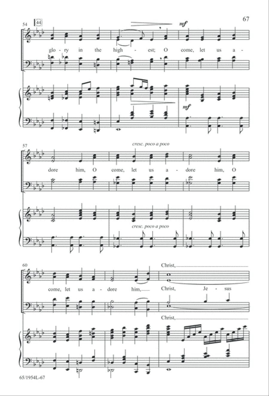 The Promise of a King (Digital Download) 4-Part scores gallery preview page 69