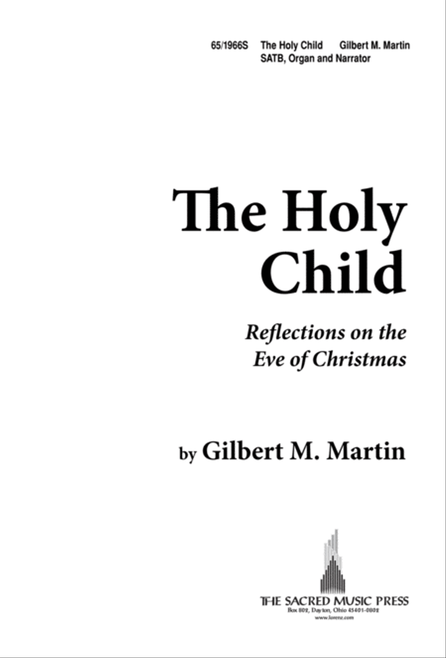 The Holy Child 4-Part scores gallery preview page 1