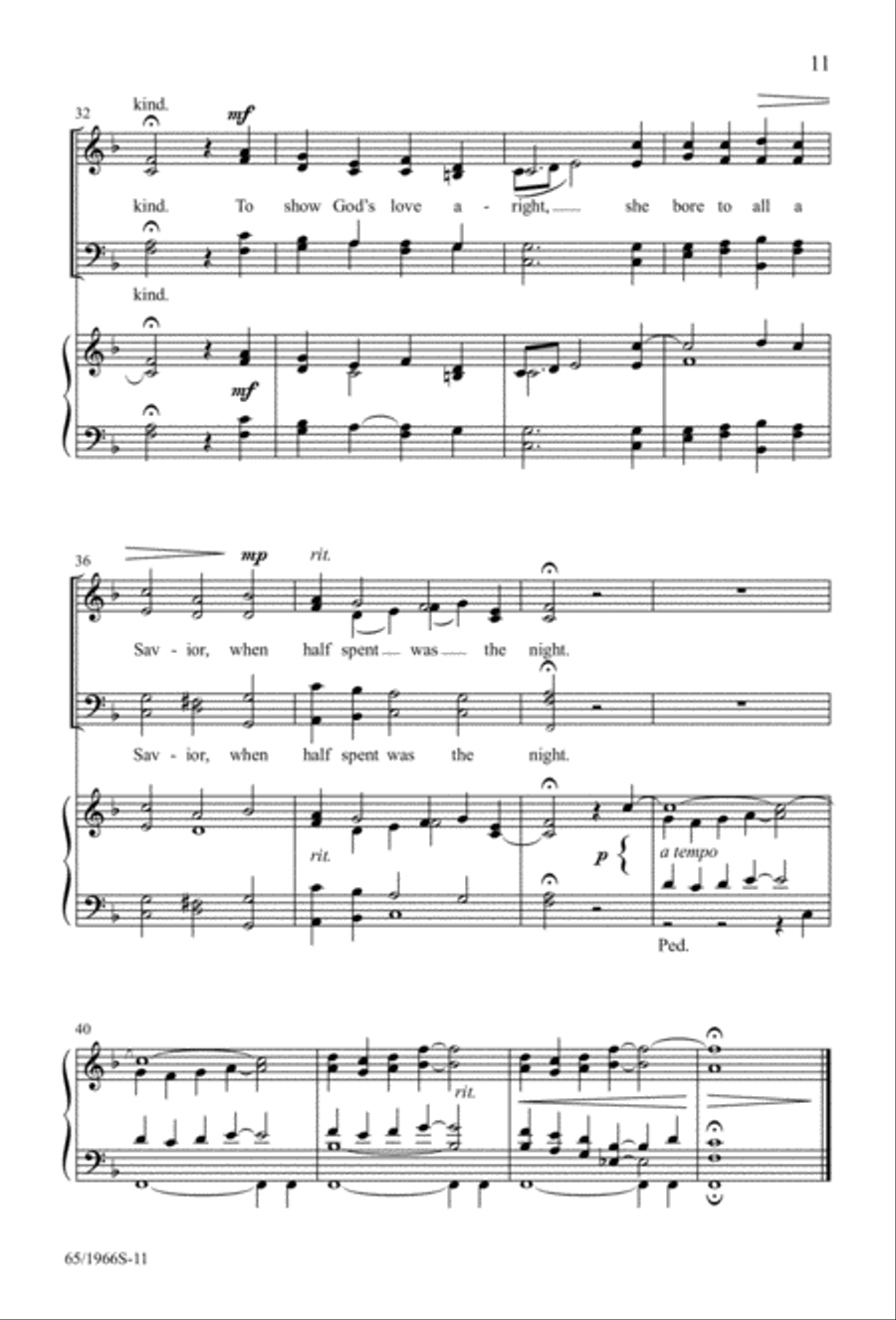 The Holy Child 4-Part scores gallery preview page 11