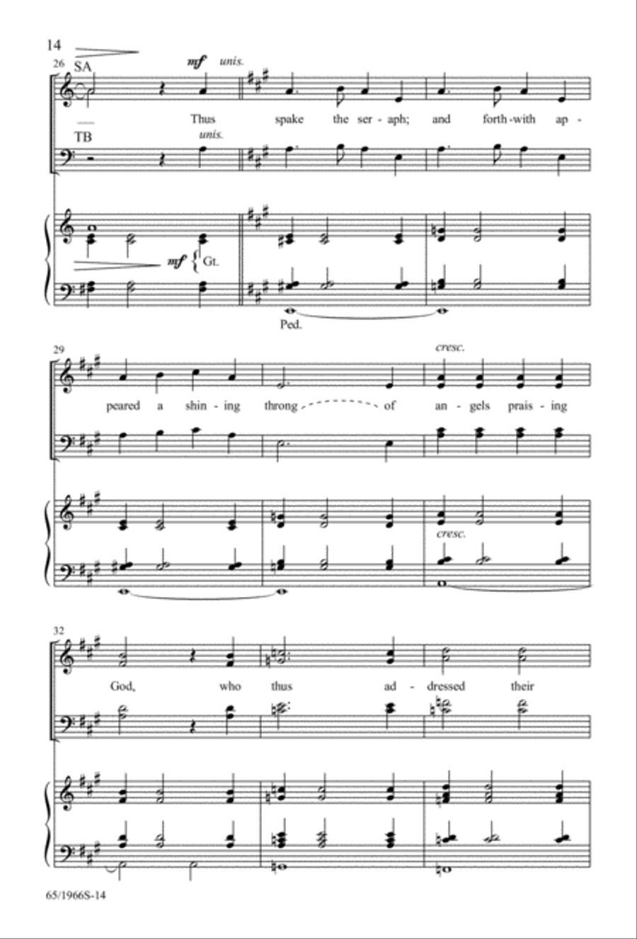 The Holy Child 4-Part scores gallery preview page 14