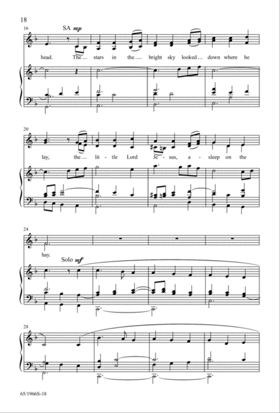 The Holy Child 4-Part scores gallery preview page 18