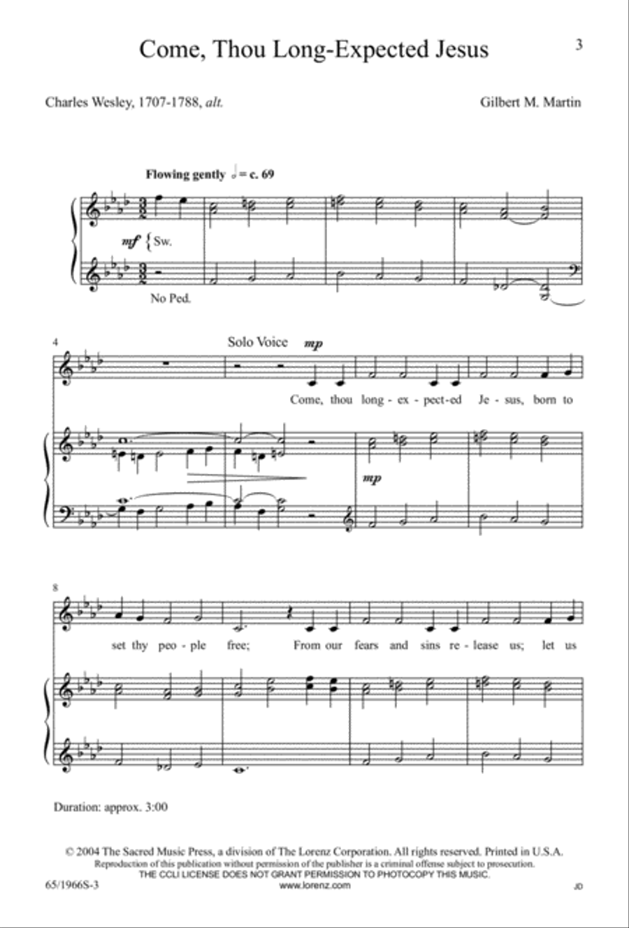 The Holy Child 4-Part scores gallery preview page 3